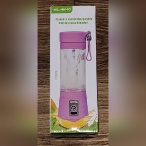 Portable Rechargeable Purple Blender